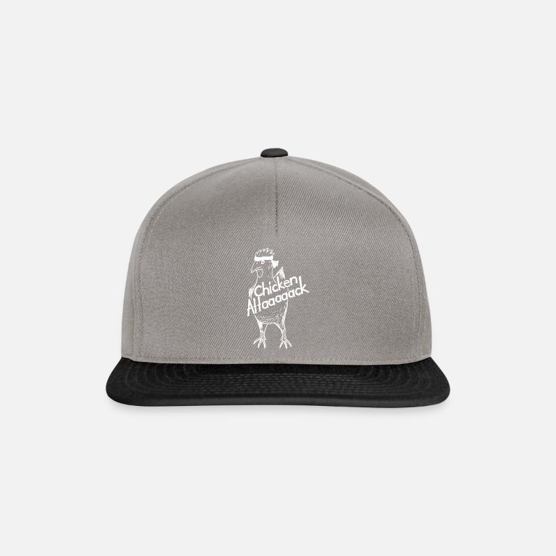 Chicken Attack 2 - Snapback Cap - graphite/black