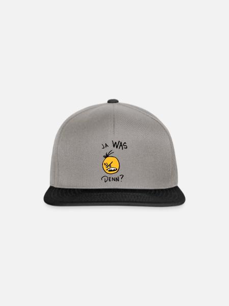 Schlechte Laune - Snapback Cap - Graphit/Schwarz