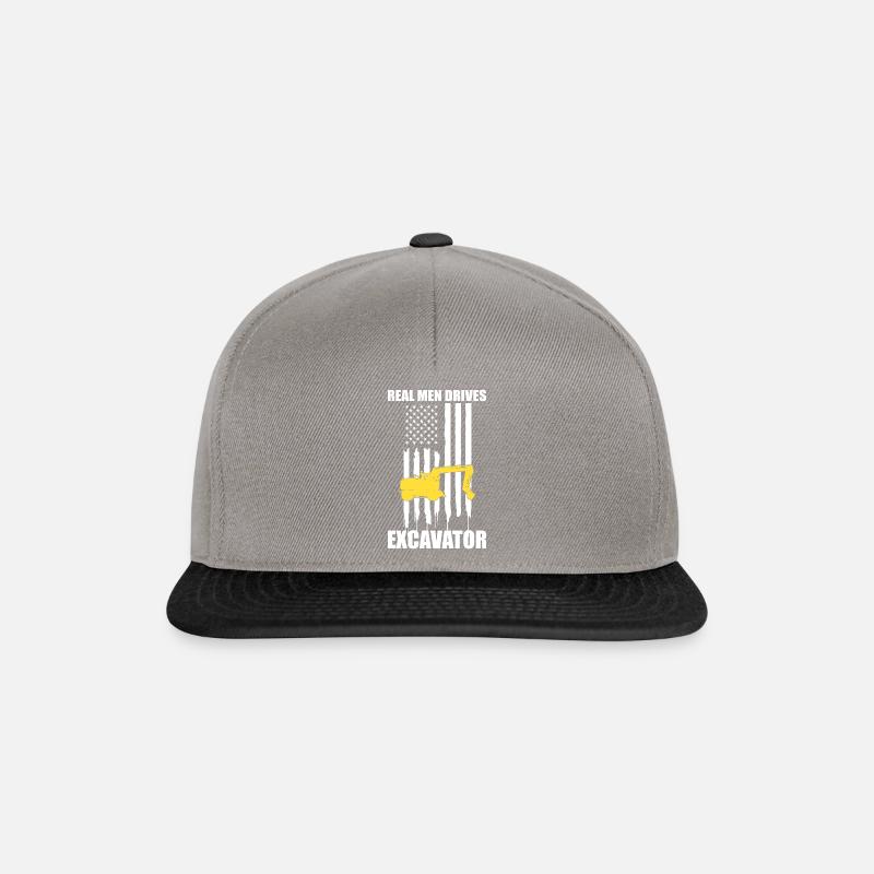 operator and heavy machinery operator - Snapback Cap - graphite/black