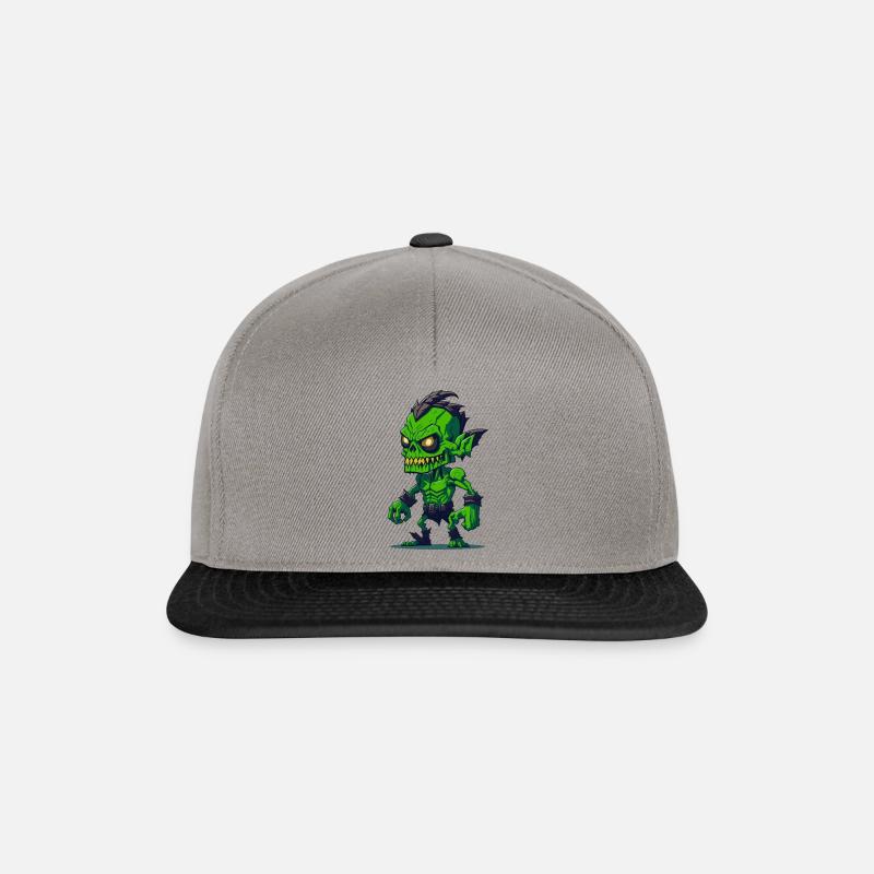 Zombie - Casquette snapback - gris graphite/noir