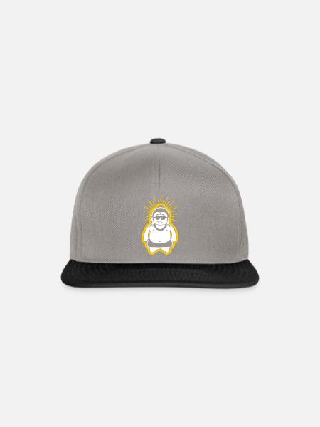 Cool Buddha! - Snapback Cap - Graphit/Schwarz