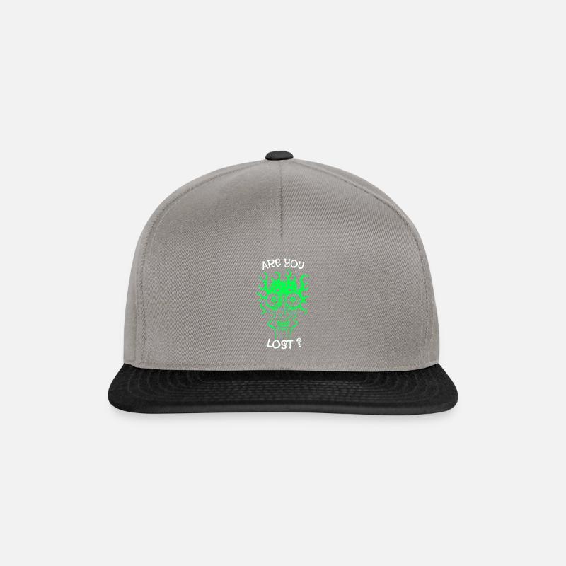 Êtes-vous perdu ? Êtes-vous perdu ? - Casquette snapback - gris graphite/noir