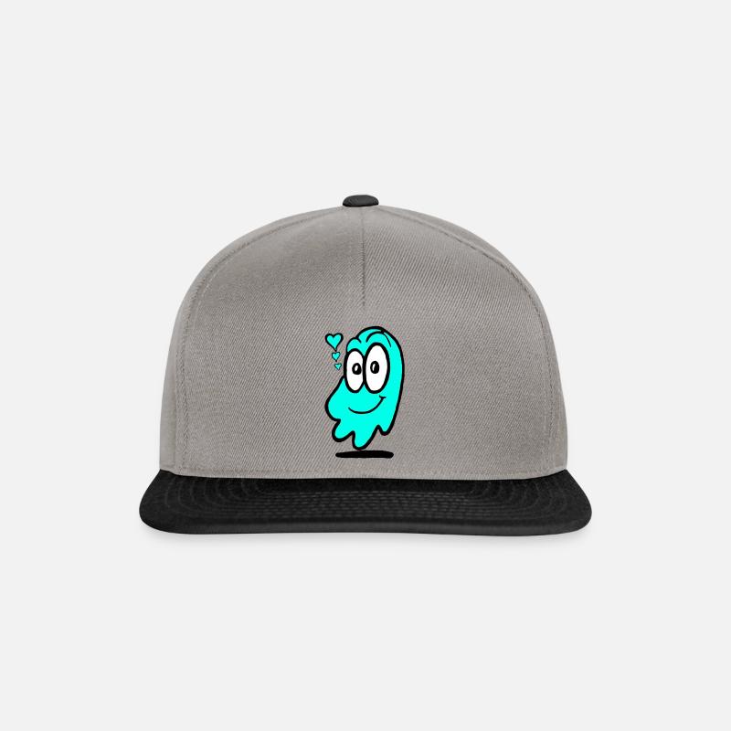 Love Ghost Turquoise - Snapback Cap - graphite/black