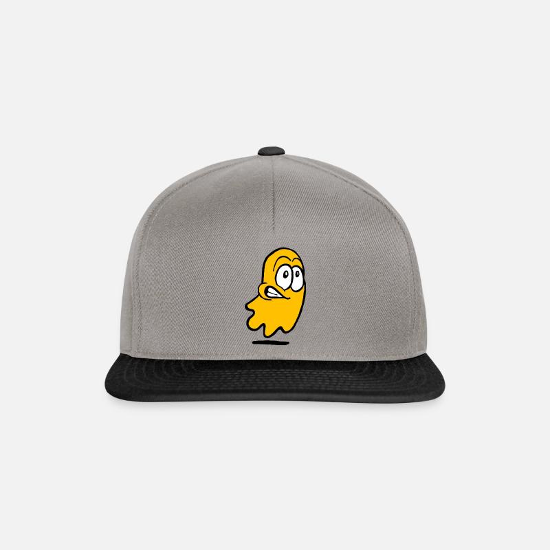 Uupsi in orange - Snapback Cap - Graphit/Schwarz