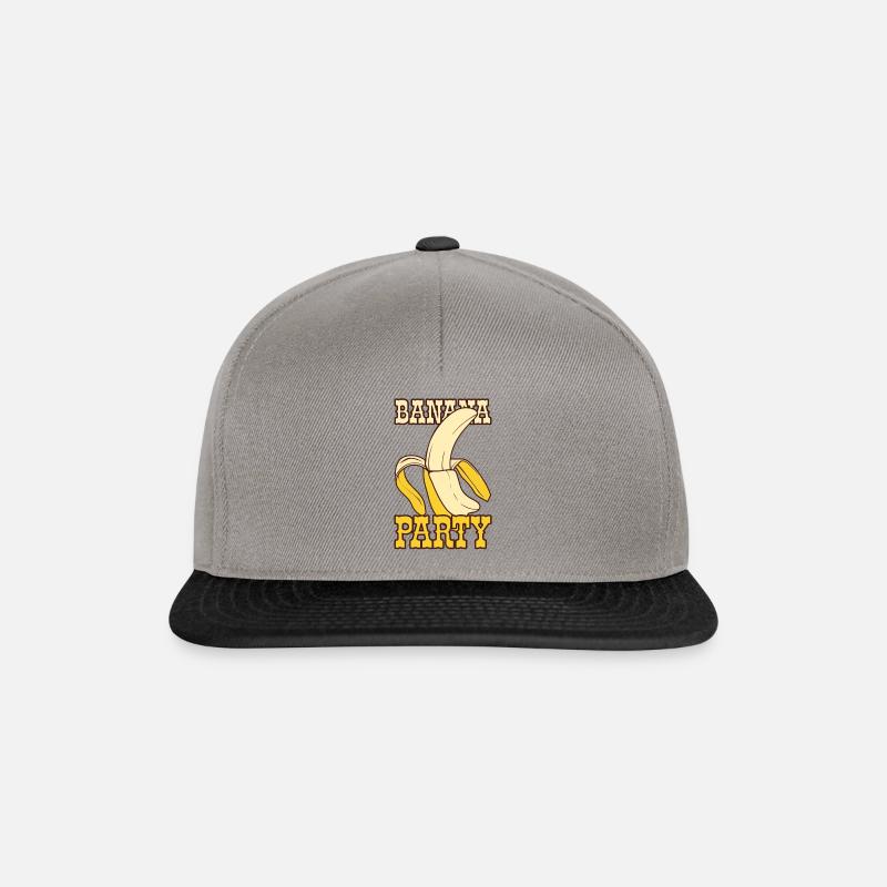 BANANEN-PARTY - Snapback Cap - Graphit/Schwarz