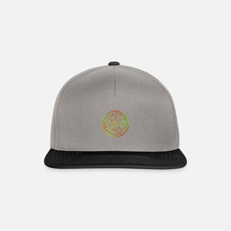 Vegvisir Bunt - Snapback Cap - Graphit/Schwarz
