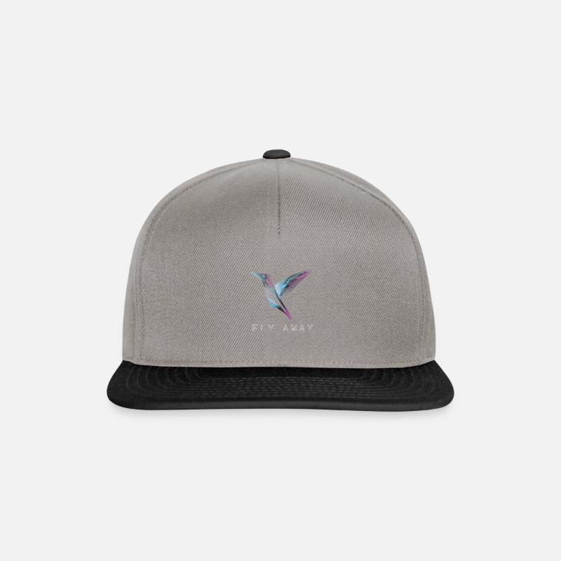 S’envoler - Casquette snapback - gris graphite/noir