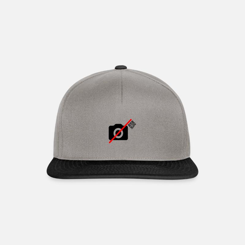 Mich bitte nicht … - Snapback Cap - Graphit/Schwarz