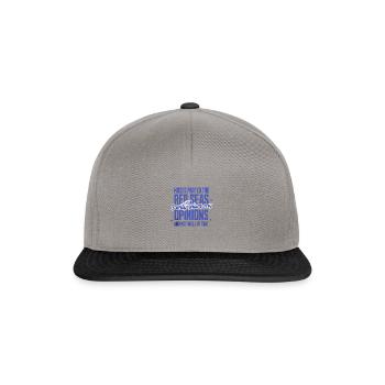 Moses Teilte Das Rote Meer Lustige Christliche - Snapback Cap - Graphit/Schwarz - Vorne