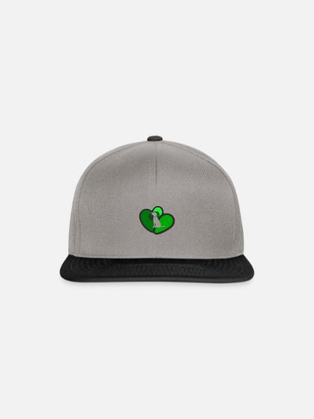 Hundeerziehung Hundesport Hundetraining - Snapback Cap - Graphit/Schwarz