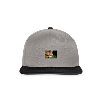 Cat Portrait - Snapback Cap - graphite/black - Front