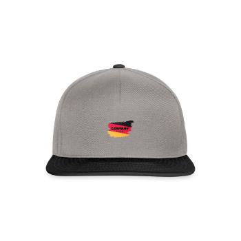 Germany Logo Germany Design Flag Colors - Snapback Cap - graphite/black - Front