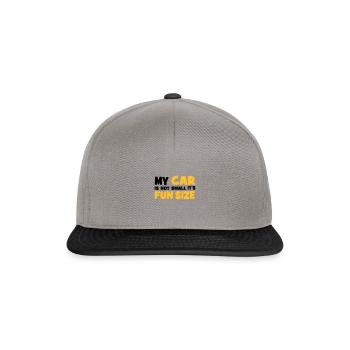 Auto - Snapback Cap - Graphit/Schwarz - Vorne