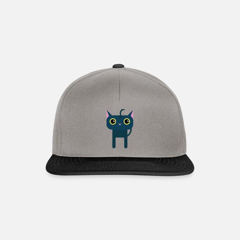 Sweet cat ideal gift for cat lovers - Snapback Cap - graphite/black