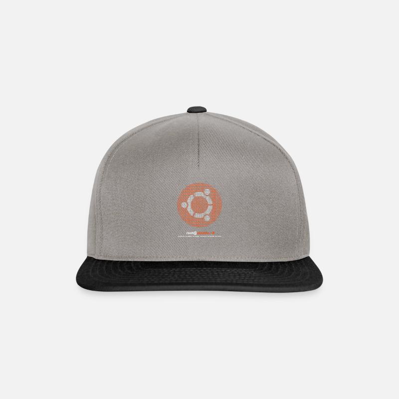 Ubuntu Binary - Snapback Cap - graphite/black