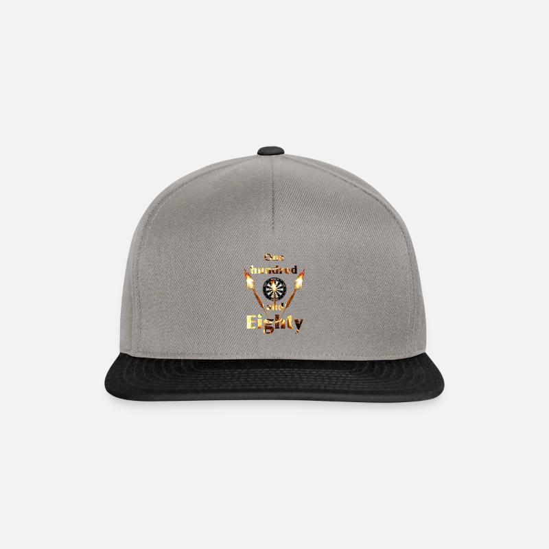 Onehundred and eighty - Snapback Cap - graphite/black