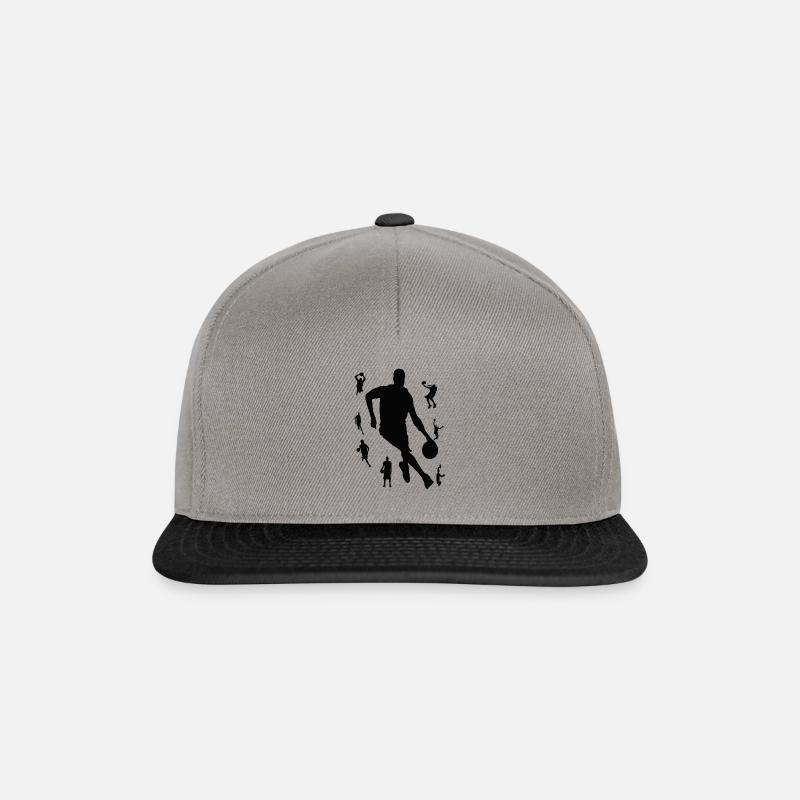 Basketball - Snapback Cap - Graphit/Schwarz