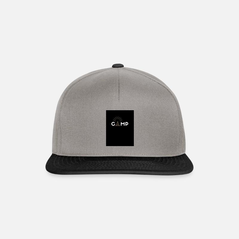 Style - Snapback Cap - Graphit/Schwarz