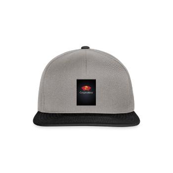 CryptoMax Fanshirt - Snapback Cap - Graphit/Schwarz - Vorne