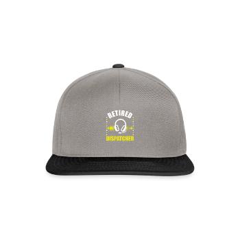 Notrufverteiler im Ruhestand notruf feuerwehr - Snapback Cap - Graphit/Schwarz - Vorne