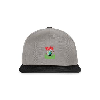 Adhésif climatique - Casquette snapback - gris graphite/noir - Devant