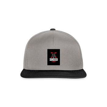 Femme independante du siecle - Casquette snapback - gris graphite/noir - Devant