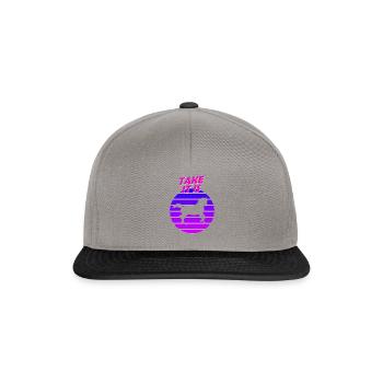 Cheval islandais Islandais Take It Is Motif Joli T-shirt - Casquette snapback - gris graphite/noir - Devant