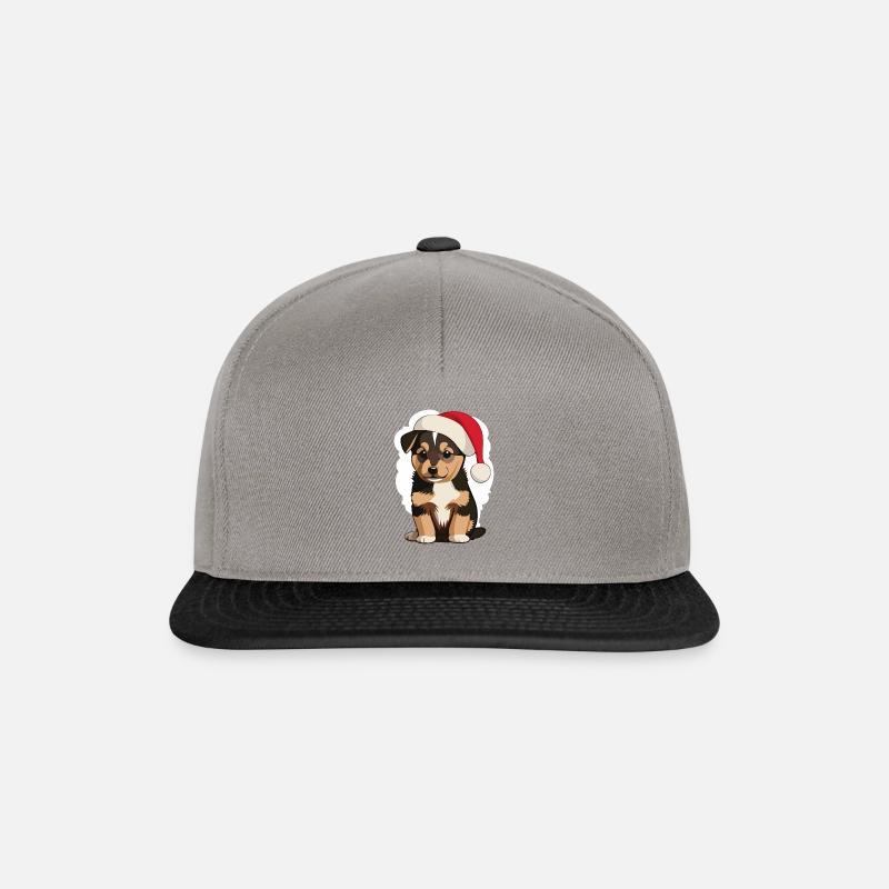 Weihnachtswelpe - Snapback Cap - Graphit/Schwarz