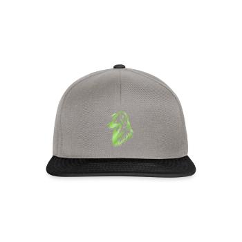 Chien de troupeau vert - Casquette snapback - gris graphite/noir - Devant