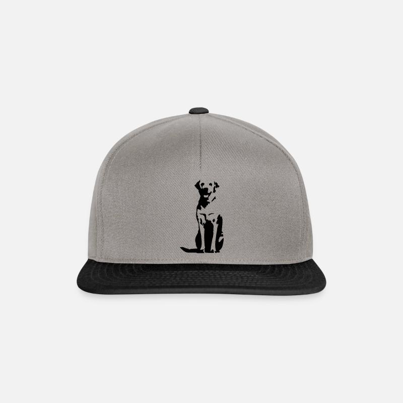 Labrador Retriever schwarz - Snapback Cap - Graphit/Schwarz