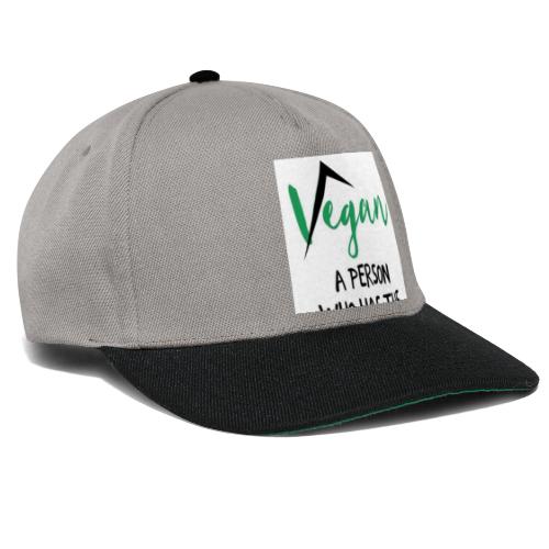 Supporting Vegans - Snapback Cap