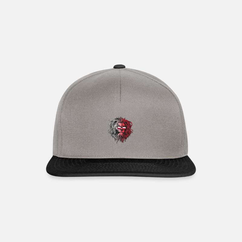 Pologne - Casquette snapback - gris graphite/noir