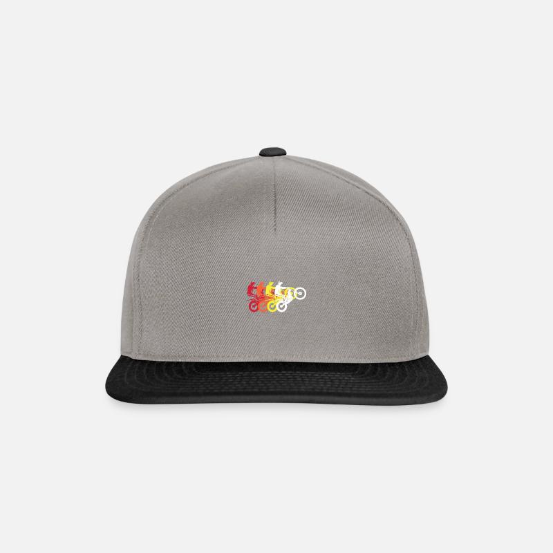 Motorcycle Sequence Trial - Snapback Cap - graphite/black
