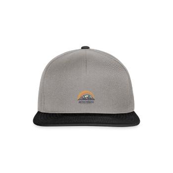 Aventure - Casquette snapback - gris graphite/noir - Devant