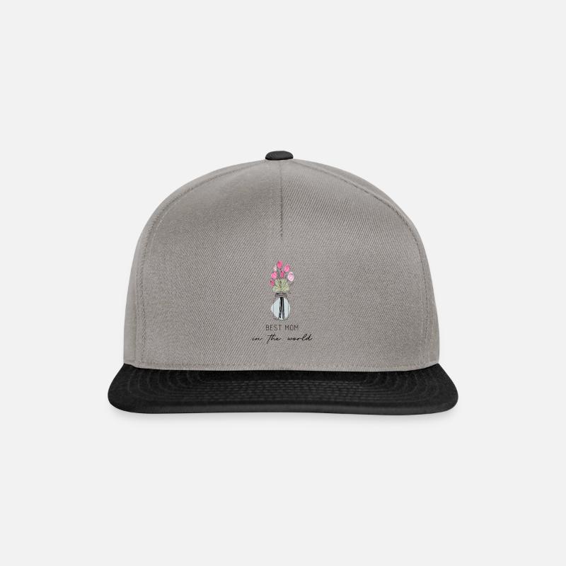 Beste Mama der Welt - Snapback Cap - Graphit/Schwarz
