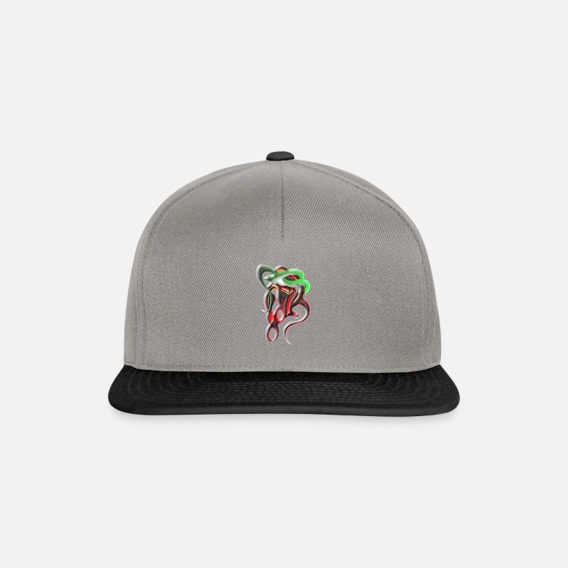Snakes - Snapback Cap - Graphit/Schwarz