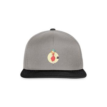 Meine Welt - Snapback Cap - Graphit/Schwarz - Vorne