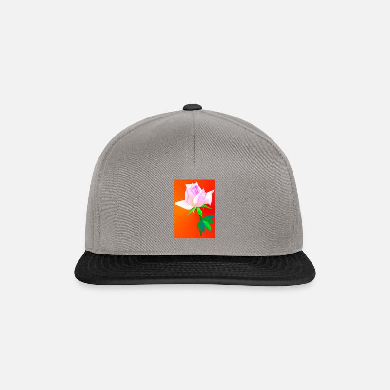 Rose - Snapback Cap - Graphit/Schwarz