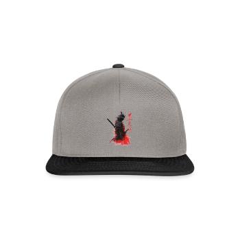 Samouraï Japon Guerrier Cadeau Asie Lune de sang - Casquette snapback - gris graphite/noir - Devant