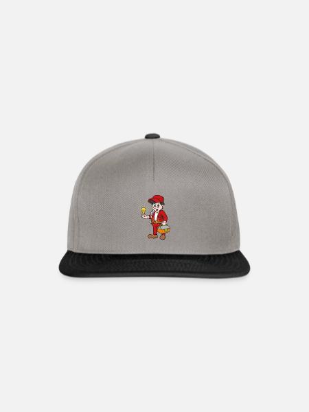 Elektriker - Snapback Cap - Graphit/Schwarz