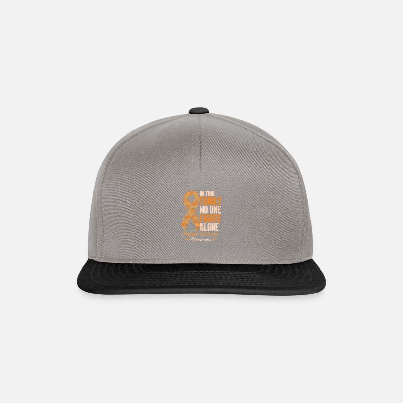 MS Awareness Warrior - Snapback Cap - Graphit/Schwarz