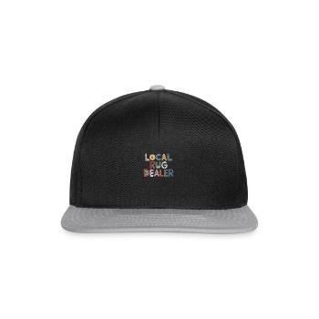 Tapis drôle citation tapis - Casquette snapback - noir/gris - Devant
