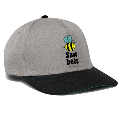 Bees9-1 save the bees | Protect bees flowers - Snapback Cap