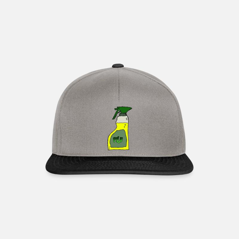 Sprühflasche Pfui - Snapback Cap - Graphit/Schwarz