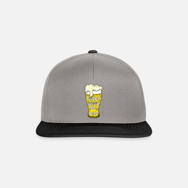 Bierliebhaber 🍺 - Snapback Cap - Graphit/Schwarz