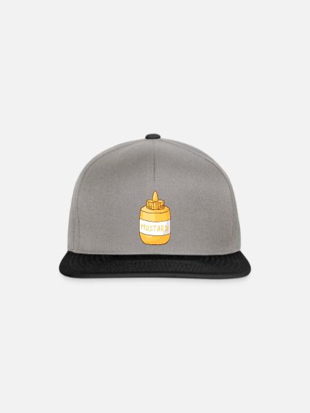 Senf - Snapback Cap - Graphit/Schwarz