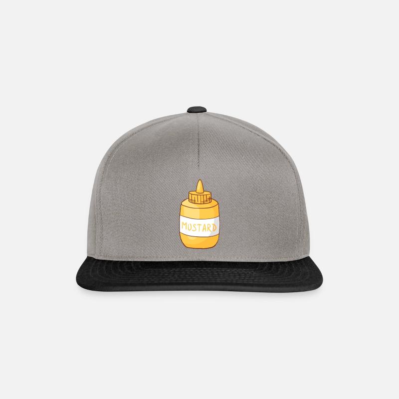 Senf - Snapback Cap - Graphit/Schwarz