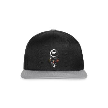 Kalb Weihnachten Weihnachtstraumfänger - Snapback Cap - Schwarz/Grau - Vorne
