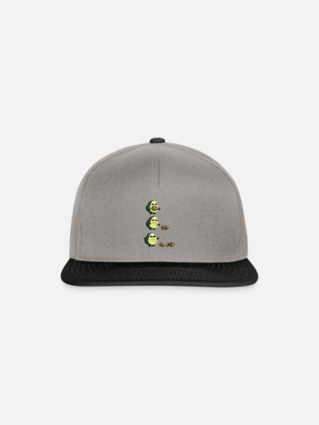 Avocado Child - Snapback Cap - Graphit/Schwarz
