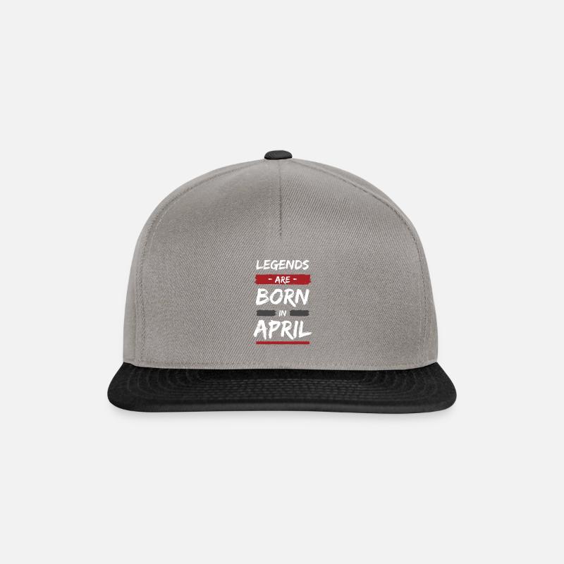 Legenden wurden Geboren - Snapback Cap - Graphit/Schwarz
